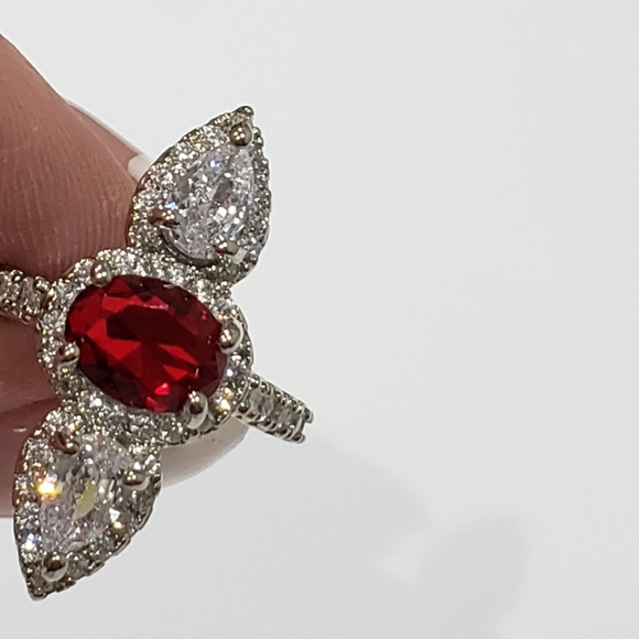 Sapphire gemstone, 925 silver ring - Picture 8 of 13